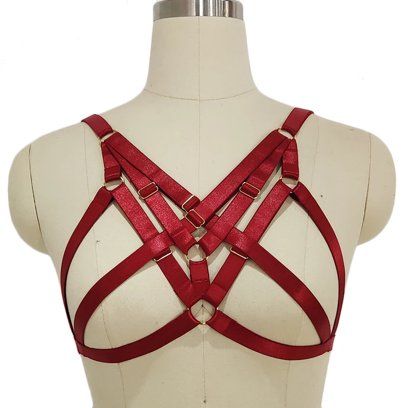 Gothic Harness Sexy Lingerie Body Cage Body Harness Bra Rave Pole Dance Suspender Belt Fetish Bondage Lingerie
Gothic Harness Sexy Lingerie Body Cage Body Harness Bra Rave Pole Dance Suspender Belt Fetish Bondage Lingerie