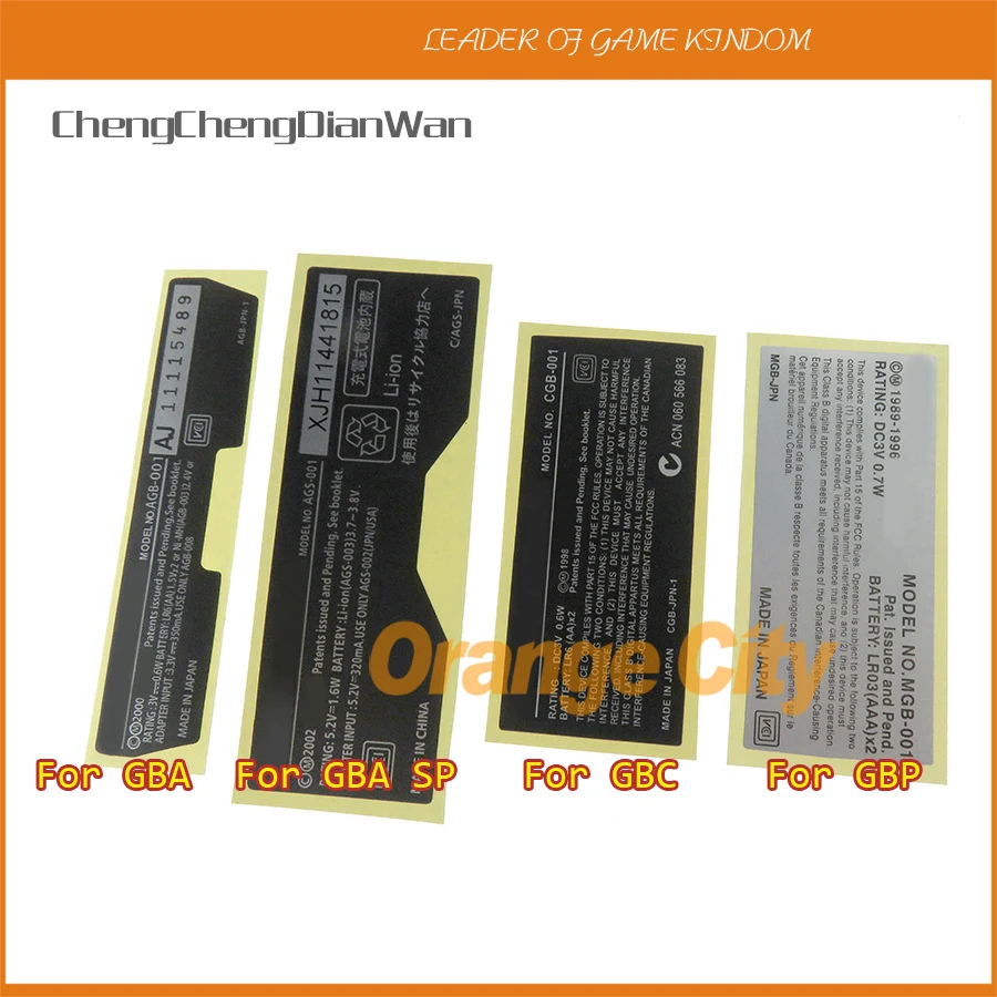 300pcs New Label Stickers back sticker Replacement for Gameboy Advance GBA GBC GBP GBA SP
300pcs New Label Stickers back sticker Replacement for Gameboy Advance GBA GBC GBP GBA SP