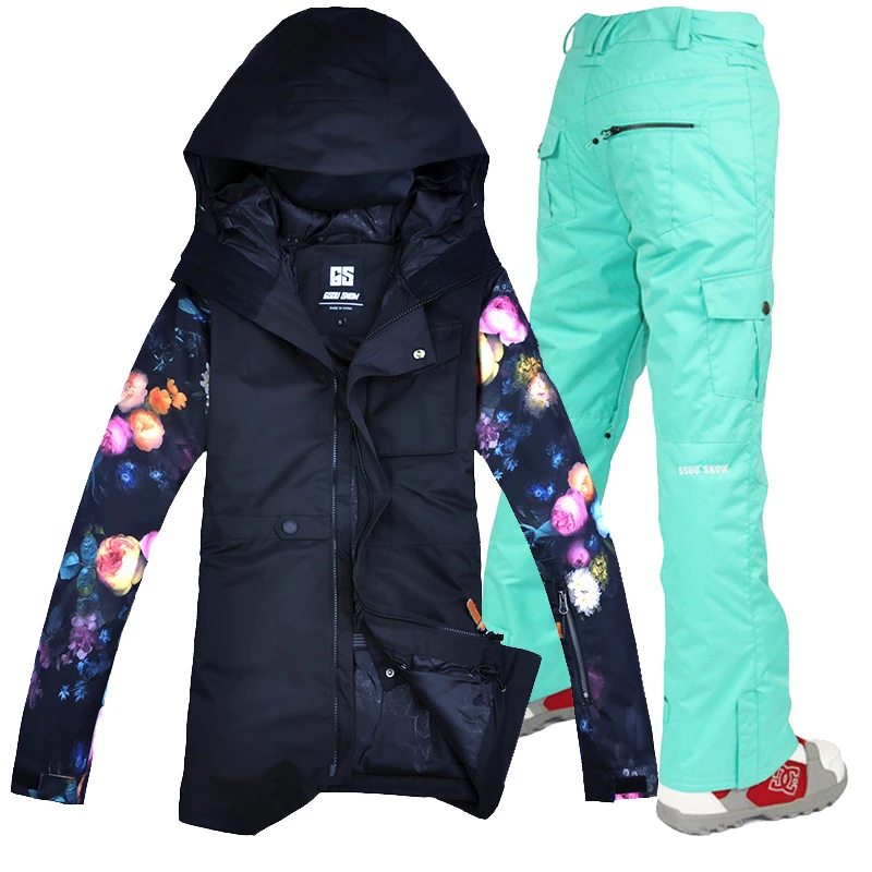 Gsou Snow Winter Snow jacket Women Ski Suit Female Snow Jacket And Pants Windproof Waterproof Colorful Clothes
Gsou Snow Winter Snow jacket Women Ski Suit Female Snow Jacket And Pants Windproof Waterproof Colorful Clothes