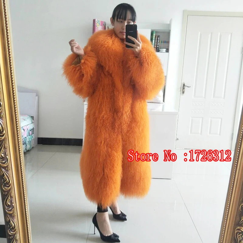2022 new women's leather fur coat beach wool Mongolian sheepskin one coat lapel long coat
2022 new women's leather fur coat beach wool Mongolian sheepskin one coat lapel long coat