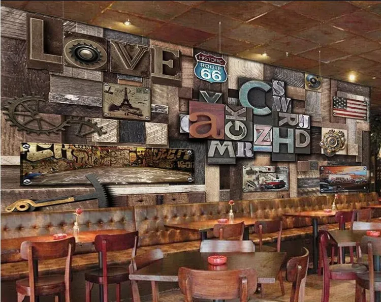 Custom Photo Wallpaper Mural Industrial Wind LOVE Stereo Letters Background wall papers home decor papel de parede
Custom Photo Wallpaper Mural Industrial Wind LOVE Stereo Letters Background wall papers home decor papel de parede