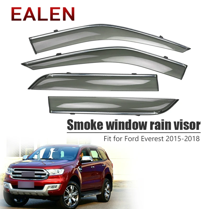 EALEN для Ford Everest 2015 2016 2017 2018 Стайлинг ABS Вентиляционные солнцезащитные дефлекторы Защитные аксессуары 4 шт./1 компл. Козырек от дыма и дождя
EALEN для Ford Everest 2015 2016 2017 2018 Стайлинг ABS Вентиляционные солнцезащитные дефлекторы Защитные аксессуары 4 шт./1 компл. Козырек от дыма и дождя