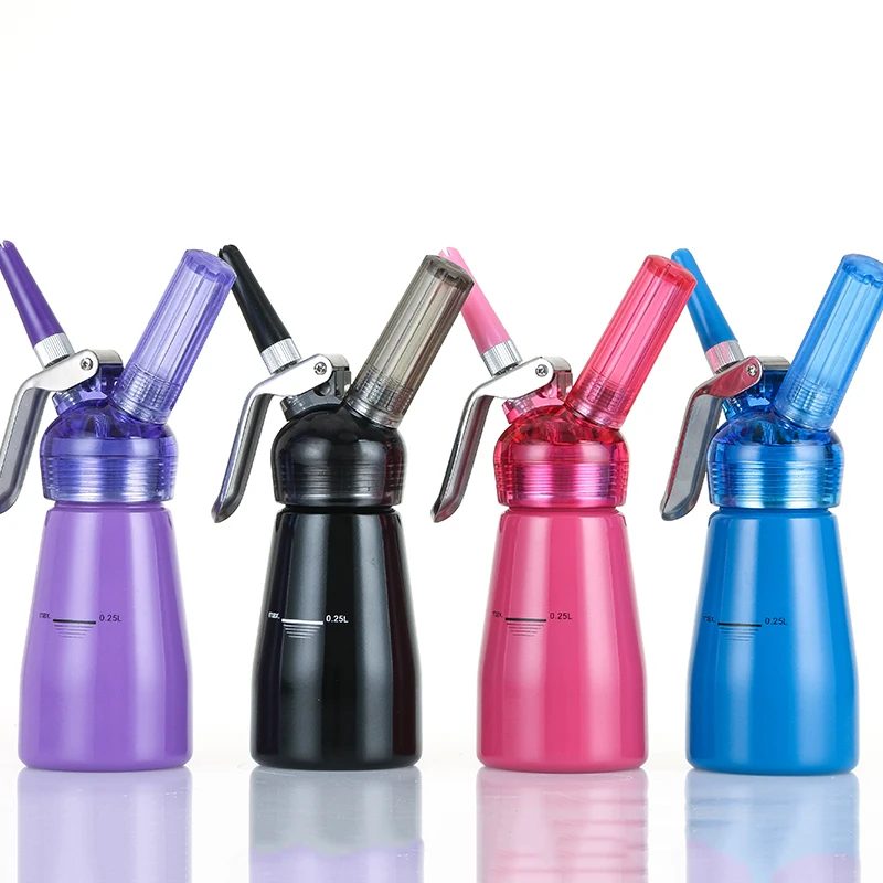 Quality 1/2 pt (0.25L) Whipped Cream Dispenser, Professional Aluminum Cream Whipper With Translucent Head
Quality 1/2 pt (0.25L) Whipped Cream Dispenser, Professional Aluminum Cream Whipper With Translucent Head