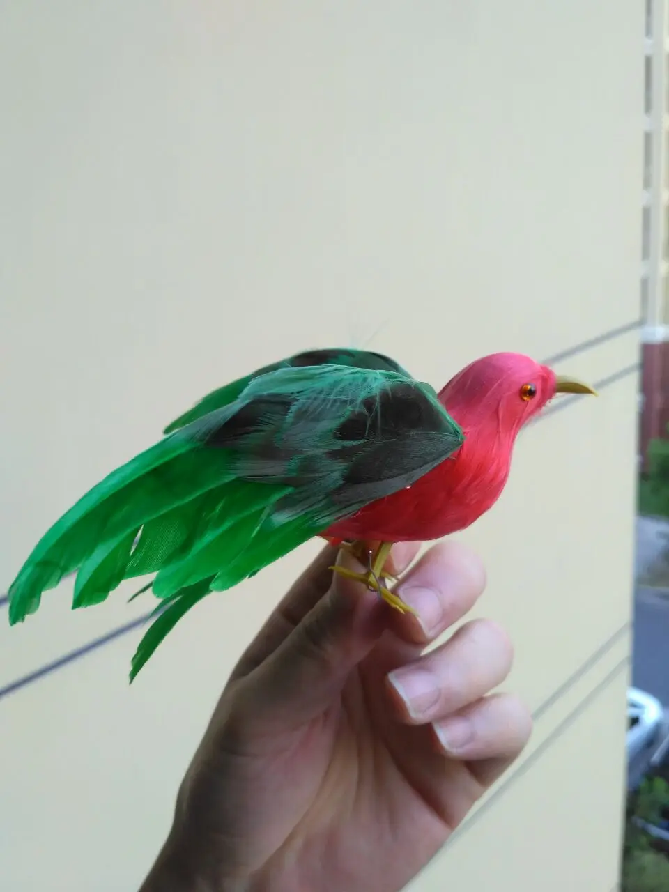 cute simulation colourful bird model foam&feather small wings bird doll about 15x12cm
cute simulation colourful bird model foam&feather small wings bird doll about 15x12cm