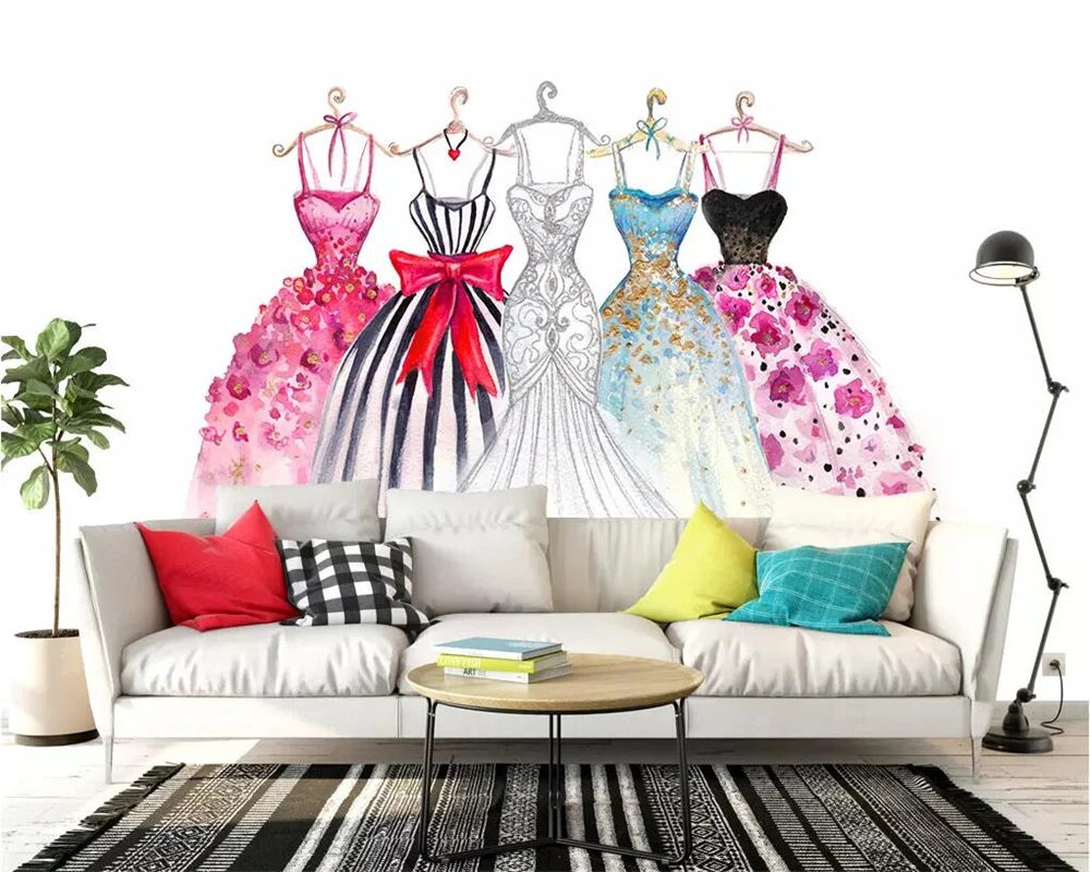 Clothing store wallpaper mural Nordic minimalist hand-painted wedding workwear wall shopping mall murals 3d wallpaper
Clothing store wallpaper mural Nordic minimalist hand-painted wedding workwear wall shopping mall murals 3d wallpaper
