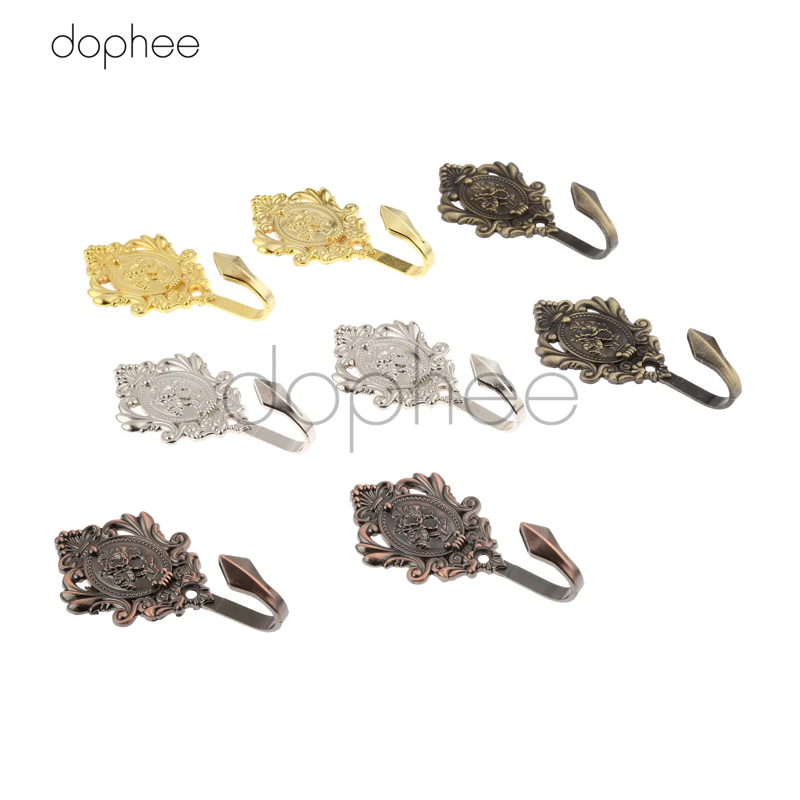 dophee 2pcs Carved Vintage Curtain Hooks Drapery Window Curtain Holdbacks Tieback Hooks With Screws Home Decoration Accessories
dophee 2pcs Carved Vintage Curtain Hooks Drapery Window Curtain Holdbacks Tieback Hooks With Screws Home Decoration Accessories