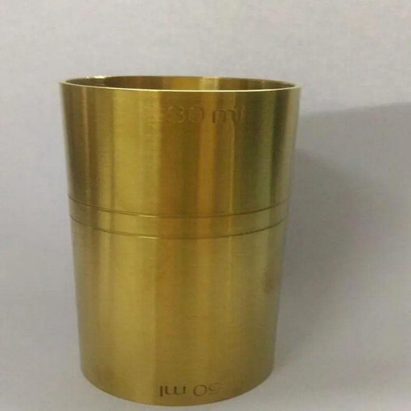 30x45ML Double-headed straight cocktail measuring cup golden metal bar measuring cup
30x45ML Double-headed straight cocktail measuring cup golden metal bar measuring cup