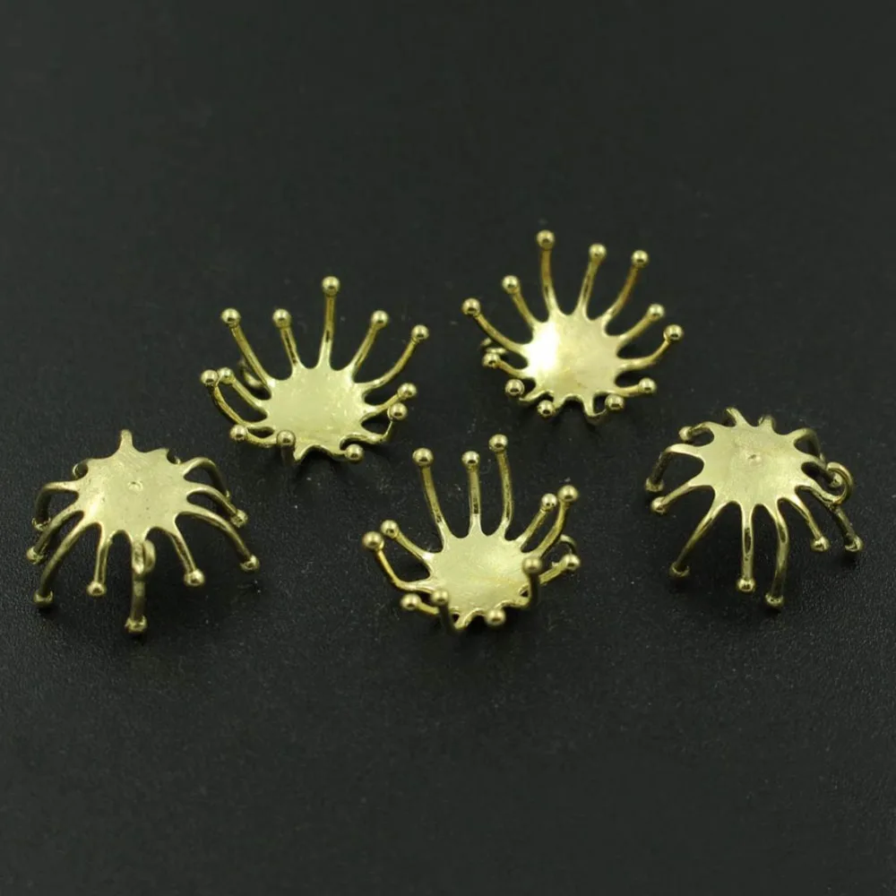 20pcs 15mm Filigree Flower Stamens Ball Pins Caps with a Loop Hanger Connectors Brass Casted DIY Jewelry Findings Accessories
20pcs 15mm Filigree Flower Stamens Ball Pins Caps with a Loop Hanger Connectors Brass Casted DIY Jewelry Findings Accessories