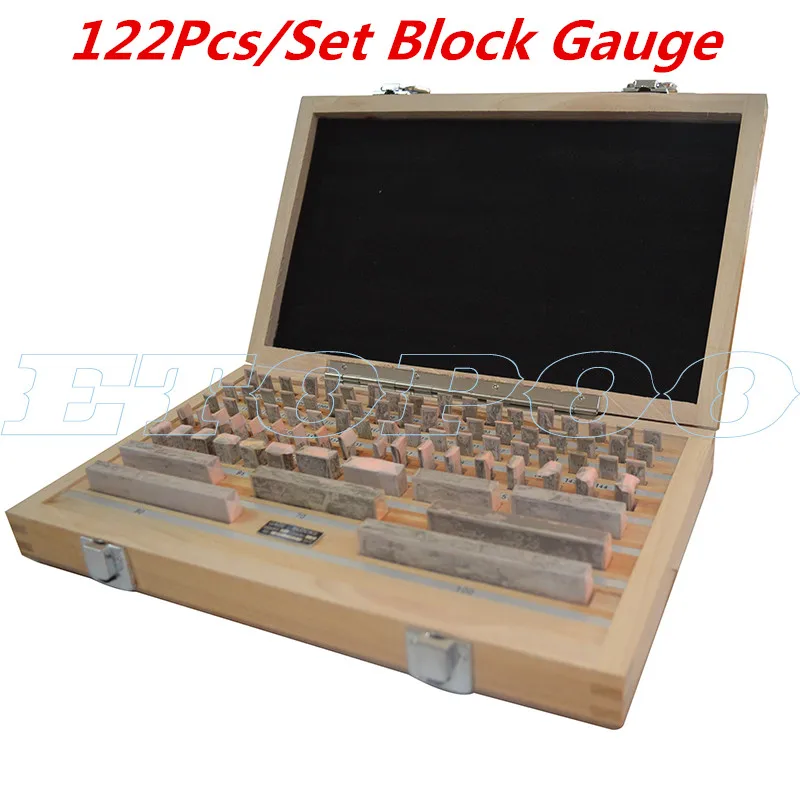 ETOPOO 122Pcs/Set 1 grade 0 grade block Gauge Caliper Inspection Block Gauge inspect Measuring Tools
ETOPOO 122Pcs/Set 1 grade 0 grade block Gauge Caliper Inspection Block Gauge inspect Measuring Tools