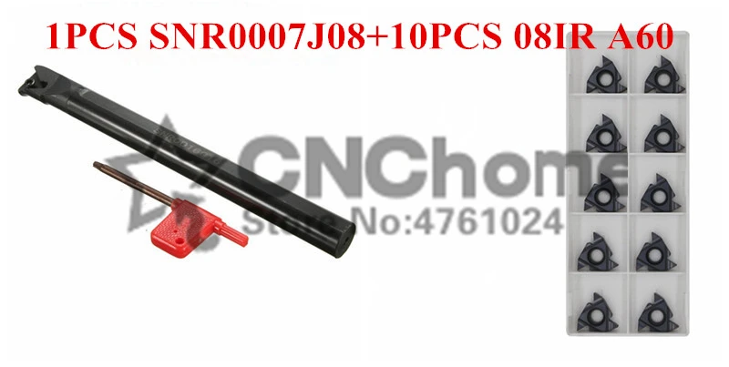 SNR0007J08 CNC инструмент для обработки внутренней резьбы 1 шт. + 08IR A60 10 шт. 11 шт./компл. внутренняя Резьбовая вставка с ЧПУ
SNR0007J08 CNC инструмент для обработки внутренней резьбы 1 шт. + 08IR A60 10 шт. 11 шт./компл. внутренняя Резьбовая вставка с ЧПУ