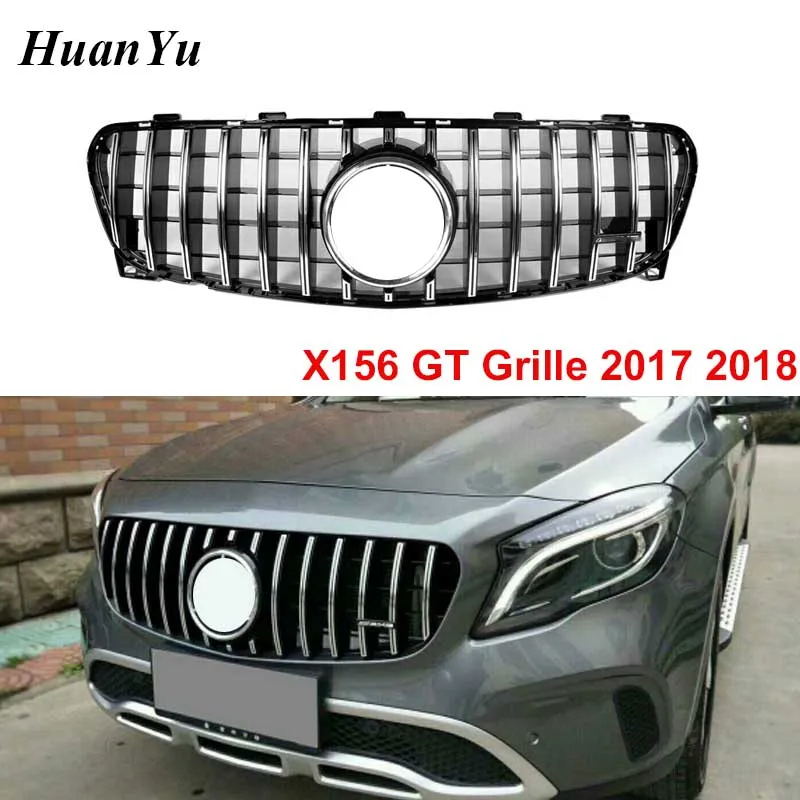 X156 Facelift GT Grille for Mercedes-Benz GLA Class Front Bumper Racing Grill Replacement ABS Auto Parts GLA200 2017 2018
X156 Facelift GT Grille for Mercedes-Benz GLA Class Front Bumper Racing Grill Replacement ABS Auto Parts GLA200 2017 2018