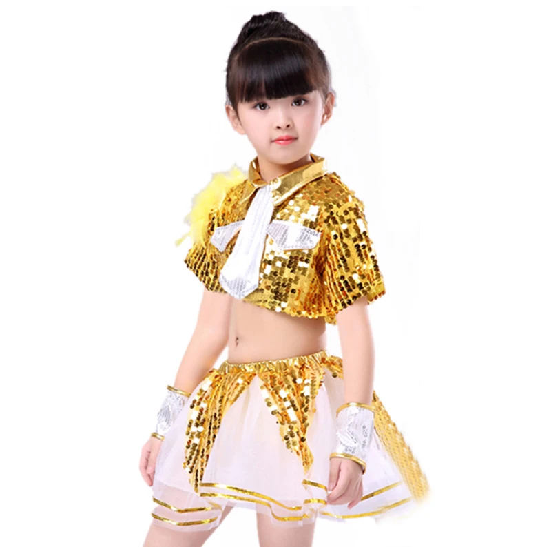 Sequin Jazz Dance Costume Children Girls Jazz Dance Performance Shirt Pants Glod Hip Hop New Kid Girl Jazz Dancewear
Sequin Jazz Dance Costume Children Girls Jazz Dance Performance Shirt Pants Glod Hip Hop New Kid Girl Jazz Dancewear