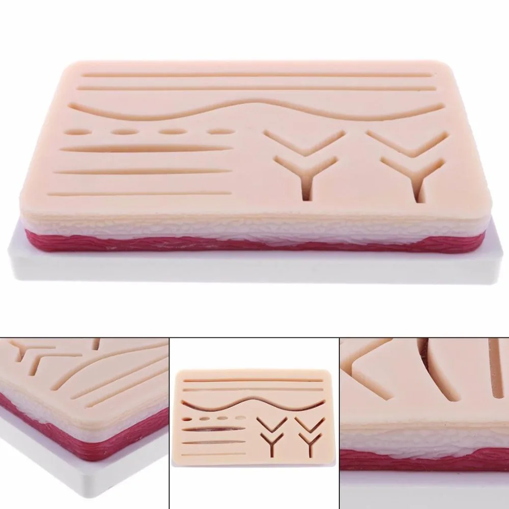 3-Layer Suture Practice Pad Medical Surgical Suture Training Kit De Suture Practice Training Pad Set
3-Layer Suture Practice Pad Medical Surgical Suture Training Kit De Suture Practice Training Pad Set