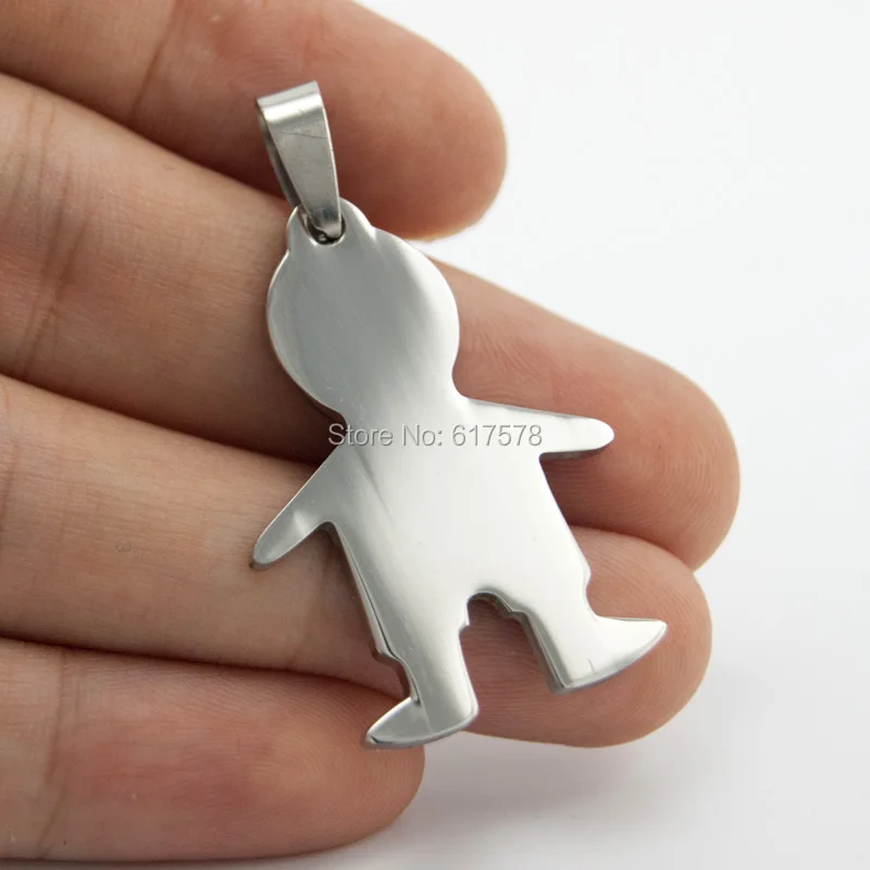 50pcs Fashion smooth double sides polished boy Pendant stainless steel Metal Necklace Pendant for men women wholesale price
50pcs Fashion smooth double sides polished boy Pendant stainless steel Metal Necklace Pendant for men women wholesale price