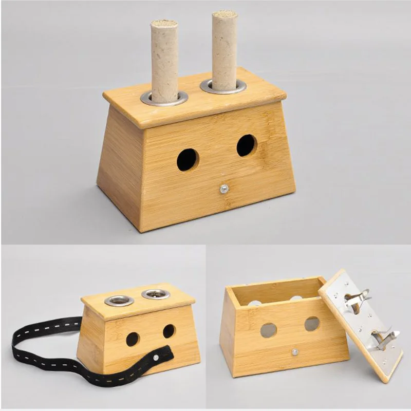 Moxibustion Bamboo Wood Box Roll Stick Holder Case Acupoint Massage Device Tool SN-Hot
Moxibustion Bamboo Wood Box Roll Stick Holder Case Acupoint Massage Device Tool SN-Hot