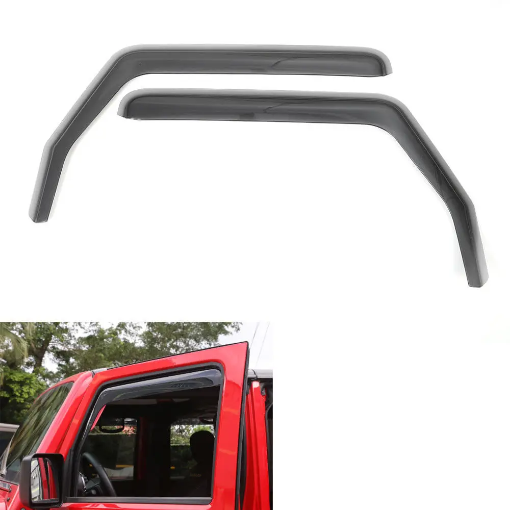For Jeep Wrangler 2 Doors Car Window Visor Rain Awnings Shelter Shade Wind Sun Guard Shield 2x Automobile Accessories 2007-2016
For Jeep Wrangler 2 Doors Car Window Visor Rain Awnings Shelter Shade Wind Sun Guard Shield 2x Automobile Accessories 2007-2016