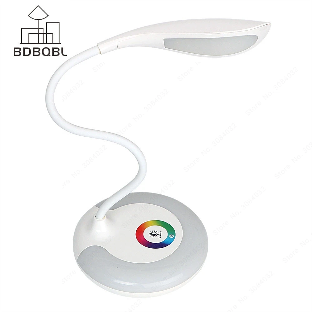 BDBQBL 3 уровня Сенсорное RGB основание для защиты глаз, ночная затемняемая Светодиодная настольная лампа, USB зарядка, книжный светильник для чтения, перезаряжаемый
BDBQBL 3 уровня Сенсорное RGB основание для защиты глаз, ночная затемняемая Светодиодная настольная лампа, USB зарядка, книжный светильник для чтения, перезаряжаемый