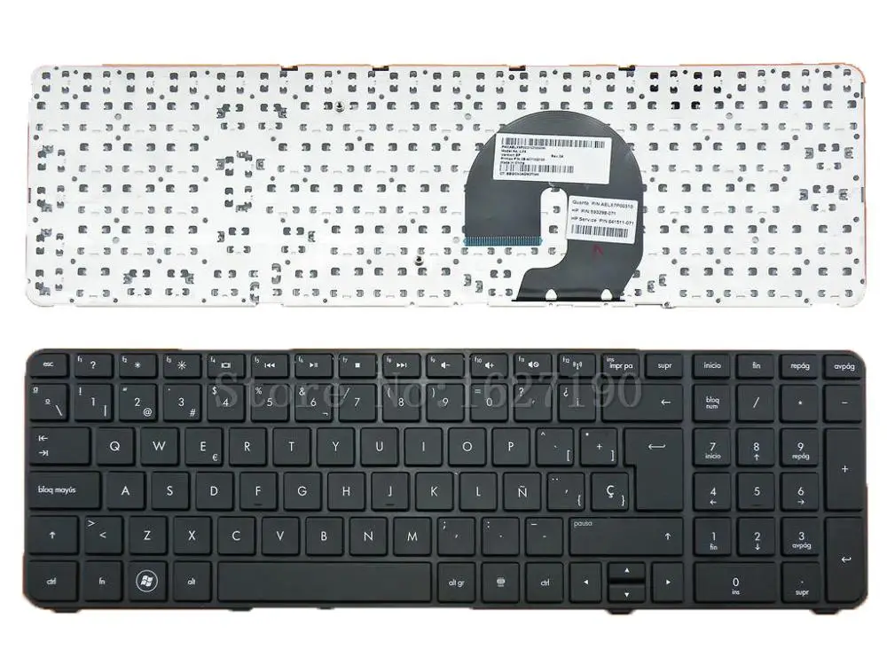 SP/Spanish Keyboard for HP DV7-4000 BLACK FRAME BLACK with BLACK OEM FRAME PN:AELX9P00310 2B-40710Q100
SP/Spanish Keyboard for HP DV7-4000 BLACK FRAME BLACK with BLACK OEM FRAME PN:AELX9P00310 2B-40710Q100