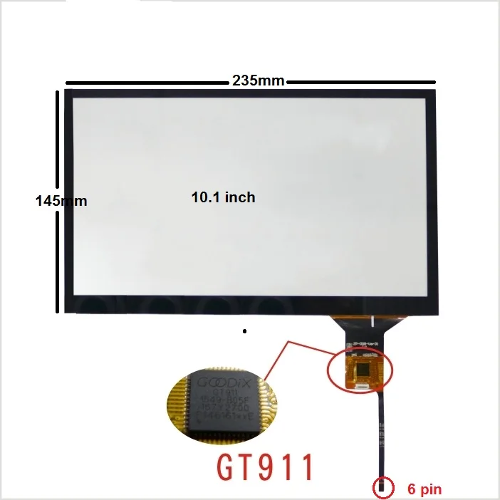 On-board navigation 10.2-inch capacitive touch screen /DVD touch screen /10.1 inch 6-wire 235*145 free delivery
On-board navigation 10.2-inch capacitive touch screen /DVD touch screen /10.1 inch 6-wire 235*145 free delivery