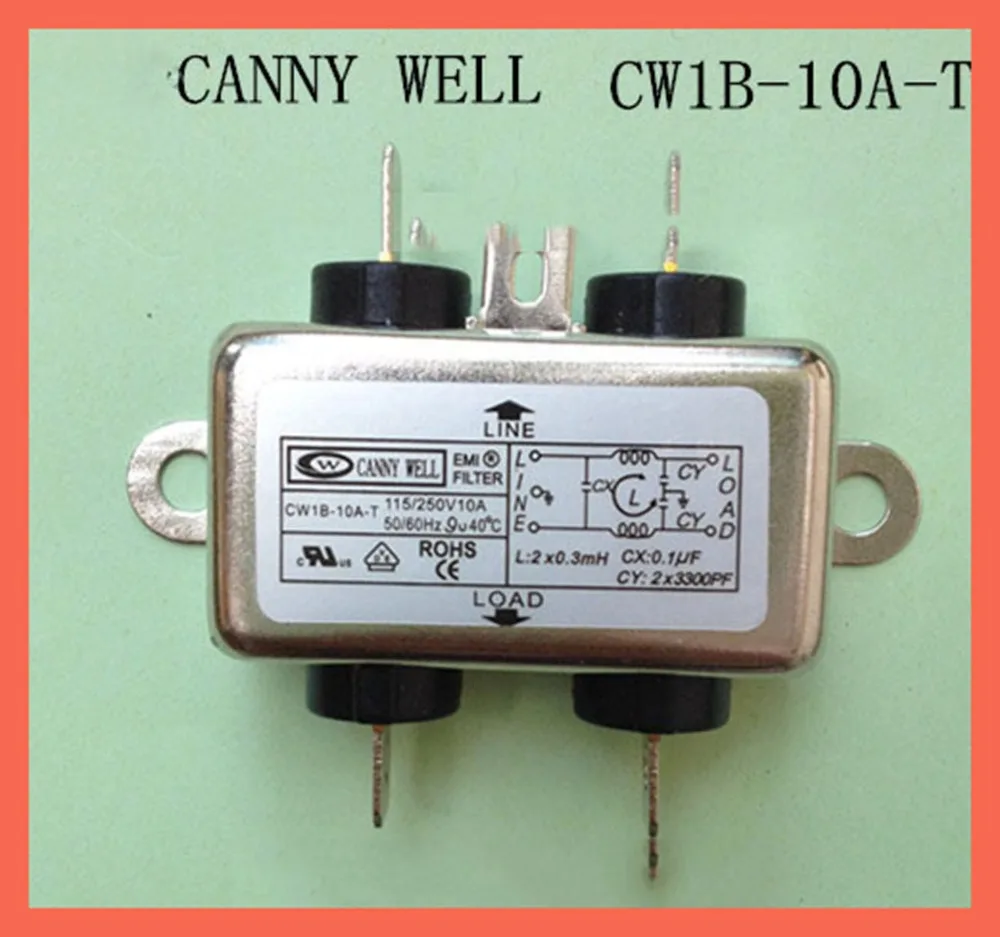 Фильтр электроники EMI, источник питания, фильтр Canny well emi, однофазный 110-250 В, 10 А
Фильтр электроники EMI, источник питания, фильтр Canny well emi, однофазный 110-250 В, 10 А