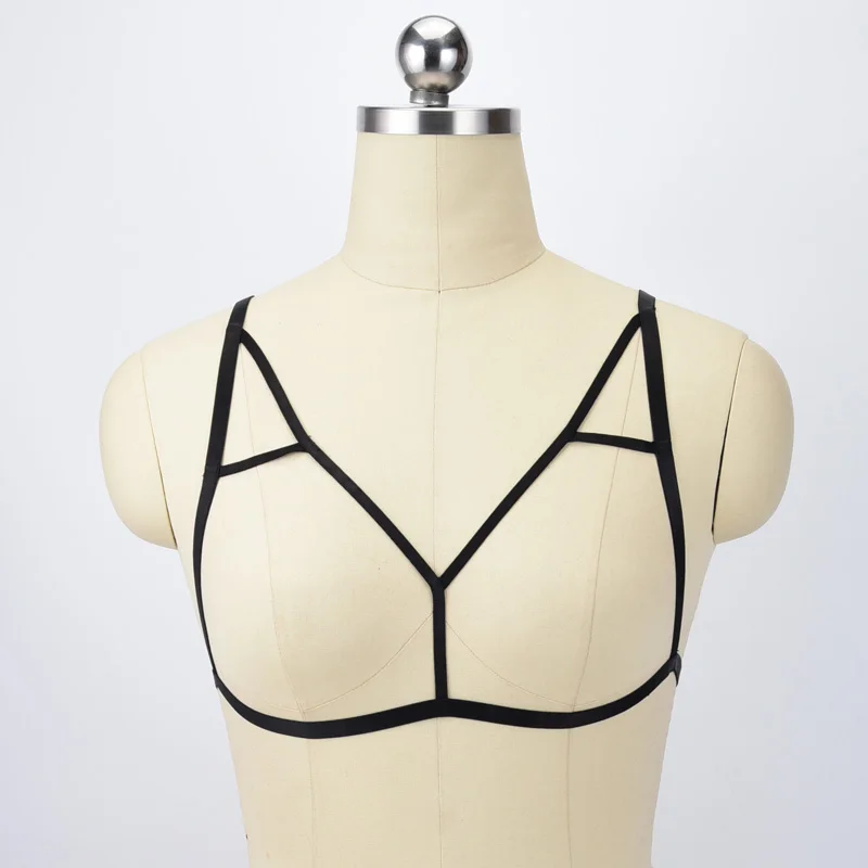 Polyester Body Harness Belt Women Sexy Open Chest Cage Bra Adjustable Cupless Bra Bondage Harness Crop Top Lingerie O0545
Polyester Body Harness Belt Women Sexy Open Chest Cage Bra Adjustable Cupless Bra Bondage Harness Crop Top Lingerie O0545