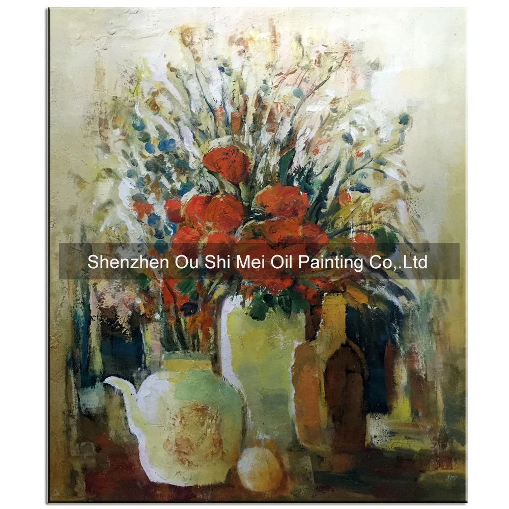 Original No Framed Knife Handmade Modern Oil painting on Canvas Wall Decoration Home Wall Art Picture Flower Painting in Stock
Original No Framed Knife Handmade Modern Oil painting on Canvas Wall Decoration Home Wall Art Picture Flower Painting in Stock