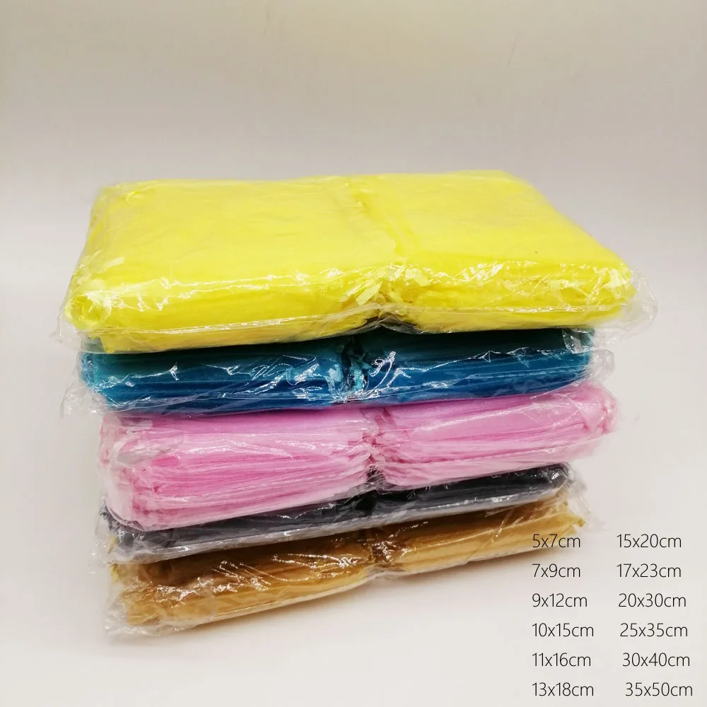 100pcs 17x23cm Diy Jewelry Bag Gift Bag Women Drawstring Organza Gift Bags For Wedding/Christmas/Jewelry Display Packaging Bags
100pcs 17x23cm Diy Jewelry Bag Gift Bag Women Drawstring Organza Gift Bags For Wedding/Christmas/Jewelry Display Packaging Bags