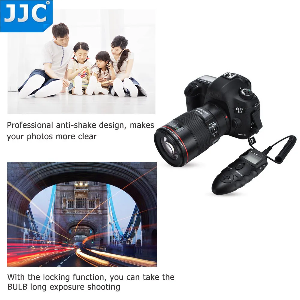 JJC DSLR Camera Wired Infrared Timer Remote Controller for Canon G1X Mark III/750D/80D/600D1200D/1100D/G10/650D/Kiss X8i/Kiss X5
JJC DSLR Camera Wired Infrared Timer Remote Controller for Canon G1X Mark III/750D/80D/600D1200D/1100D/G10/650D/Kiss X8i/Kiss X5