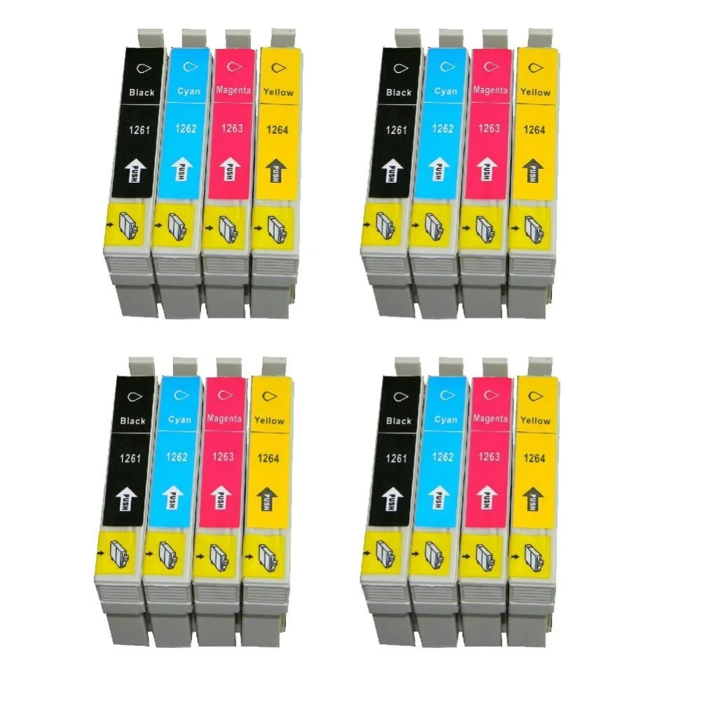 16Pack Compatible Ink Cartridge Replacement for Epson 126 for Epson Workforce 630 645 WF-3540 WF-3520 WF-7520 WF-7010 545 840
16Pack Compatible Ink Cartridge Replacement for Epson 126 for Epson Workforce 630 645 WF-3540 WF-3520 WF-7520 WF-7010 545 840
