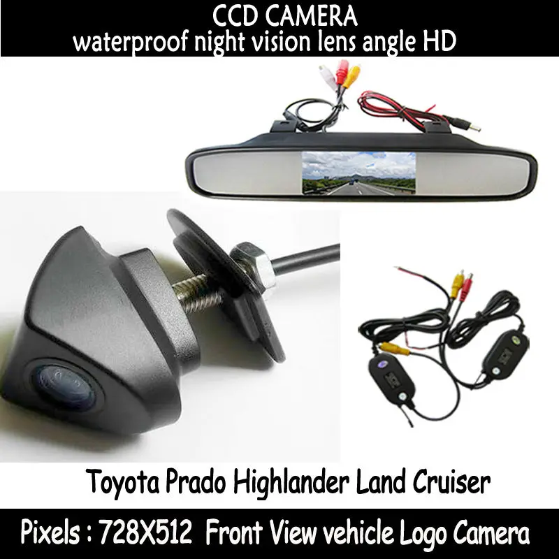 car style LCD Car front View Monitor + Lights Night Vision ccd color front view Camera for Toyota Prado Highlander Land Cruiser
car style LCD Car front View Monitor + Lights Night Vision ccd color front view Camera for Toyota Prado Highlander Land Cruiser