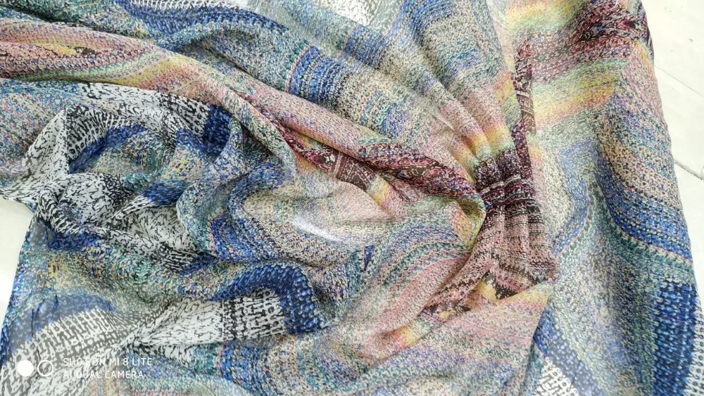 Telas Fashion 3d Print African Swiss Voile Lace Tessuti Summer Dress Chiffon Fabrics Wide Pleated 100% Silk Fabric Scarf Textile
Telas Fashion 3d Print African Swiss Voile Lace Tessuti Summer Dress Chiffon Fabrics Wide Pleated 100% Silk Fabric Scarf Textile