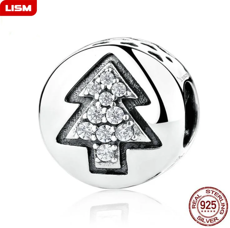 Geniune Simple 925 Sterling Silver High Quality Christmas Tree Bead Charms Fit Bracelets & Necklaces DIY Fine Jewelry
Geniune Simple 925 Sterling Silver High Quality Christmas Tree Bead Charms Fit Bracelets & Necklaces DIY Fine Jewelry