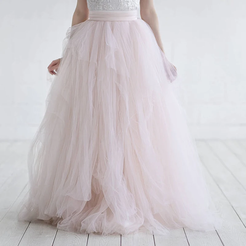 Haute Couture 2018 Bridal Tulle Skirt for Women Dramatic Ball Gown Wedding Skirt Graceful Blush Pink Long Tulle Skirt Saia
Haute Couture 2018 Bridal Tulle Skirt for Women Dramatic Ball Gown Wedding Skirt Graceful Blush Pink Long Tulle Skirt Saia