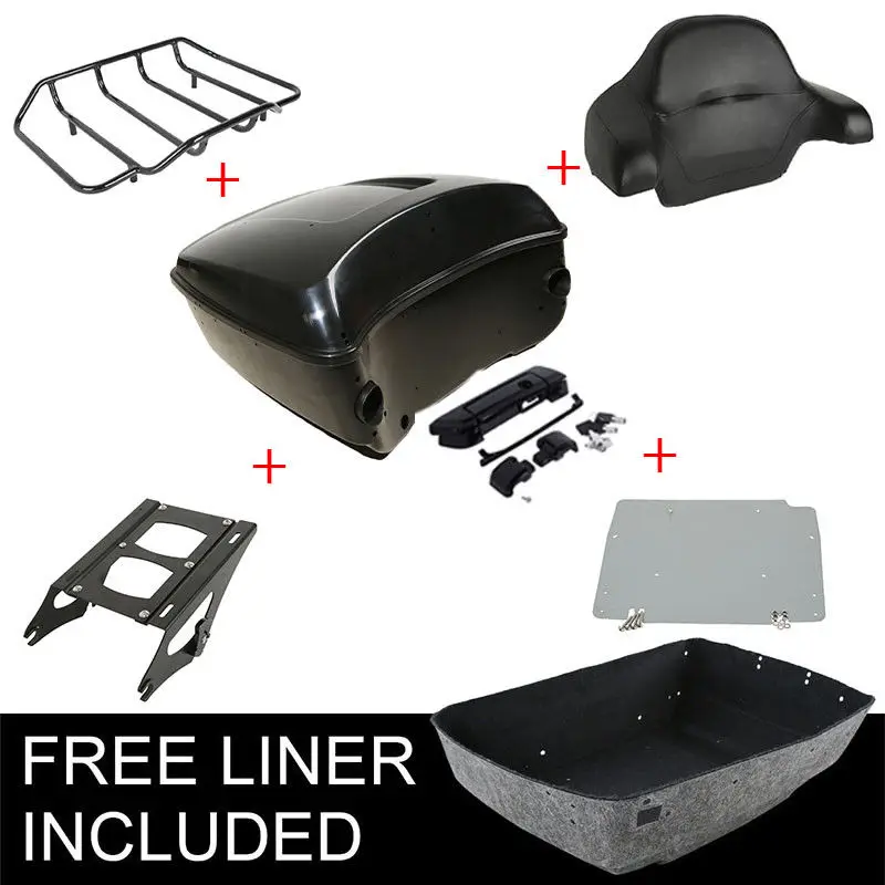 Motorcycle Painted King Tour Pack Trunk Luggage Rack For Harley Tour Pak Touring Models Road King Street Electra Glide 2014-2024
Motorcycle Painted King Tour Pack Trunk Luggage Rack For Harley Tour Pak Touring Models Road King Street Electra Glide 2014-2024