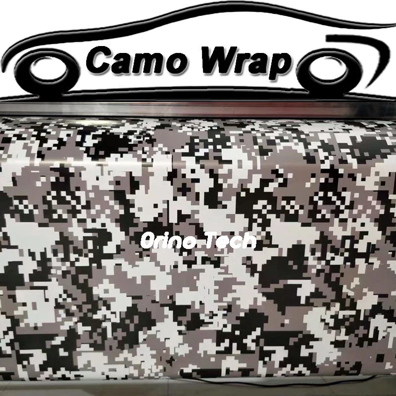 Digital Black White Vinyl Film Camouflage Car Wrap Film With Air Bubble Free Vehicle Motorcycle Graphics Wrapping Sticker
Digital Black White Vinyl Film Camouflage Car Wrap Film With Air Bubble Free Vehicle Motorcycle Graphics Wrapping Sticker