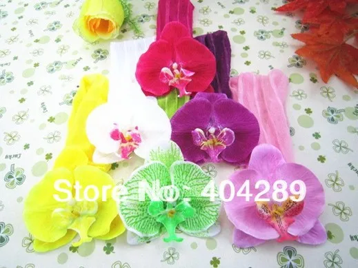 NEW Artificial Orchid Flower Elastic Headbands/ Baby hairband/Headbows/ hair Accessories CH108
NEW Artificial Orchid Flower Elastic Headbands/ Baby hairband/Headbows/ hair Accessories CH108