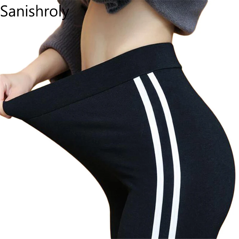 Sanishroly 2018 Oversize 6XL Leggins Women Workout Leggings Slim Elastic High Waist Side Striped Leggings Lady Black Pants S128
Sanishroly 2018 Oversize 6XL Leggins Women Workout Leggings Slim Elastic High Waist Side Striped Leggings Lady Black Pants S128
