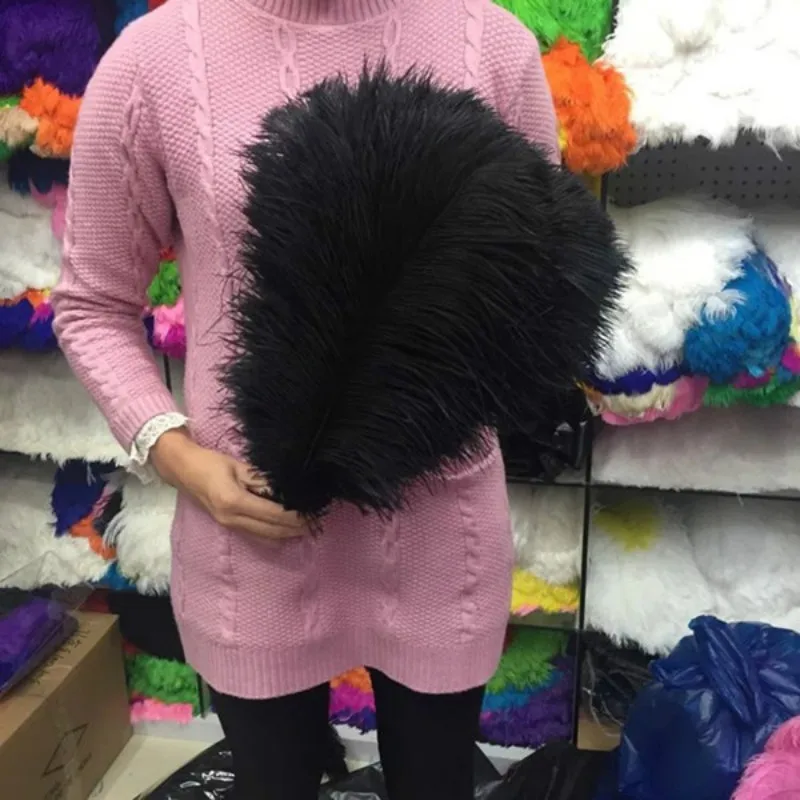 natural black ostrich feather 40-45 cm / 16 to18 inches 50 pcs ostrich feather for wedding decorations high quality plume
natural black ostrich feather 40-45 cm / 16 to18 inches 50 pcs ostrich feather for wedding decorations high quality plume