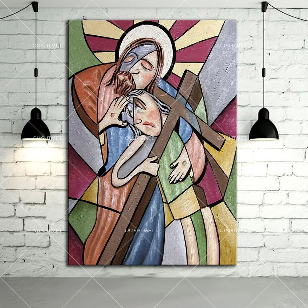 Professional Artist Hand-painted High Quality Jesus and Child Oil Painting on Canvas Modern Jesus Decorative Canvas Painting
Professional Artist Hand-painted High Quality Jesus and Child Oil Painting on Canvas Modern Jesus Decorative Canvas Painting