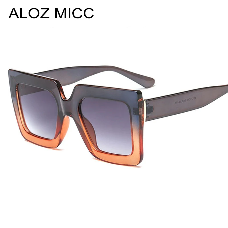 Женские квадратные солнцезащитные очки ALOZ MICC, двухцветные винтажные очки в большой оправе с защитой UV400, Q572, 2018
Женские квадратные солнцезащитные очки ALOZ MICC, двухцветные винтажные очки в большой оправе с защитой UV400, Q572, 2018
