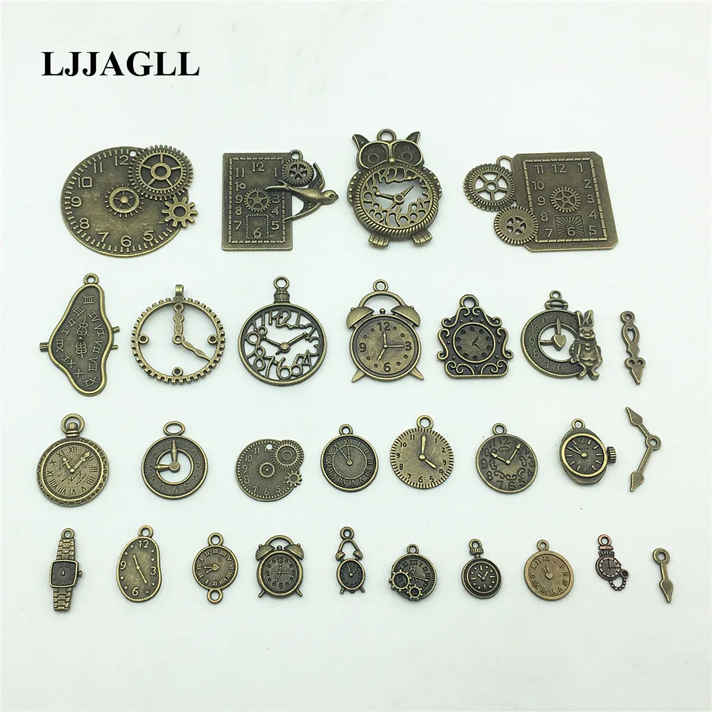 10pcs Trendy Steampunk Clocks Charm Metal Alloy Bronze Gear Clock Charm Watches Jewelry Pendants Diy Making
10pcs Trendy Steampunk Clocks Charm Metal Alloy Bronze Gear Clock Charm Watches Jewelry Pendants Diy Making