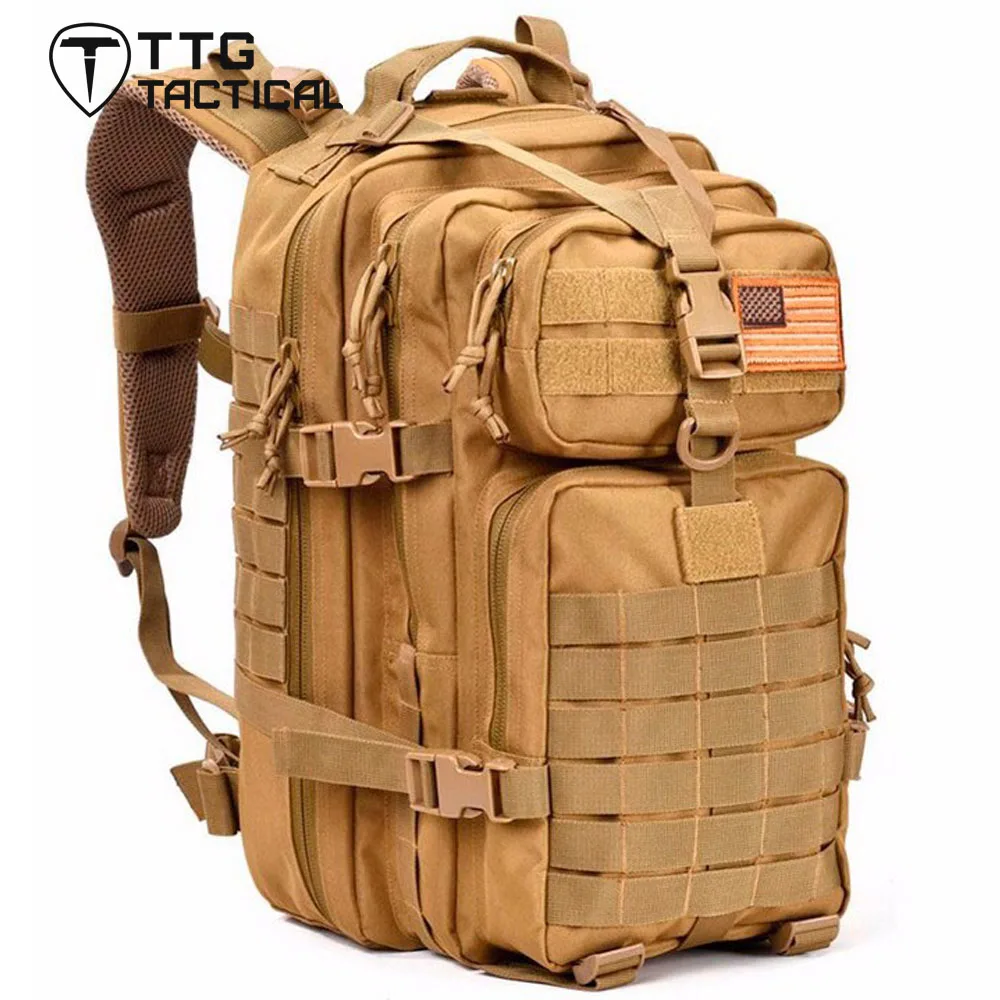 TTGTACTICAL New Arrival 34L MOLLE Tactical Backpack High Quality MOLLE Military Rucksack 3P Attack Backpack for Hiking Camping
TTGTACTICAL New Arrival 34L MOLLE Tactical Backpack High Quality MOLLE Military Rucksack 3P Attack Backpack for Hiking Camping