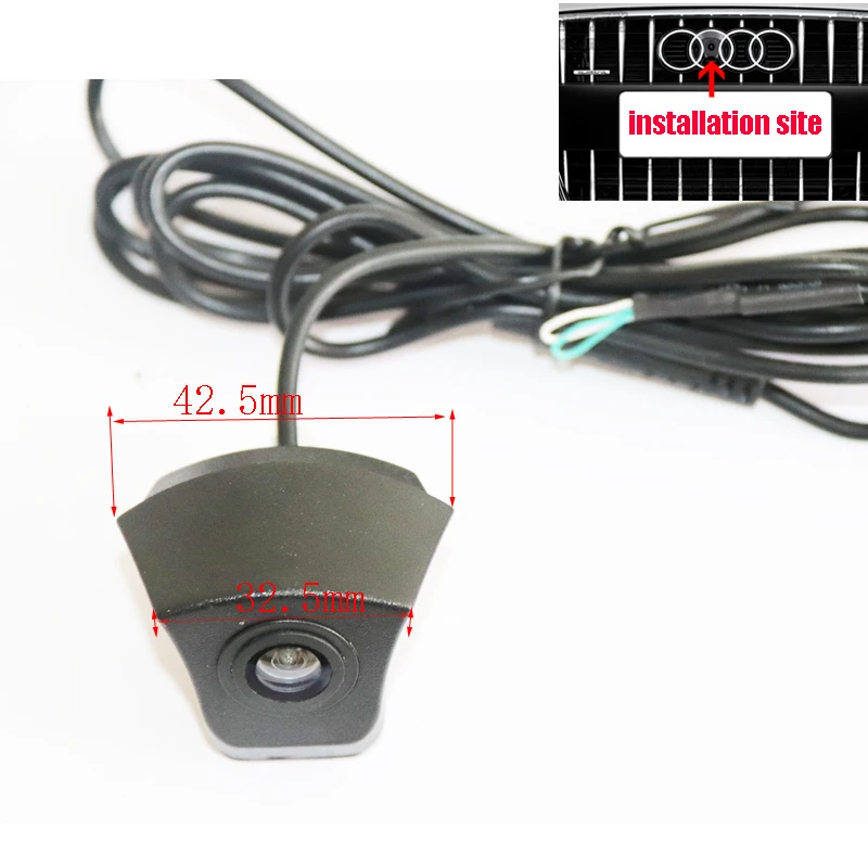 CCD HD Car Front View vehicle Logo Camera for Audi car Front view camera parking kit Night view Waterproof
CCD HD Car Front View vehicle Logo Camera for Audi car Front view camera parking kit Night view Waterproof