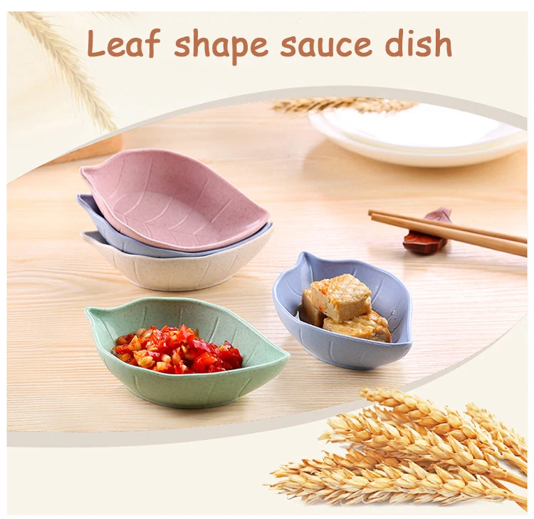 Kitchen Tableware Multipurpose Leaf-Shape Small Seasoning Saucers Kid Bowl Wheat Straw Sauce Dish Japanese Tableware Plates
Kitchen Tableware Multipurpose Leaf-Shape Small Seasoning Saucers Kid Bowl Wheat Straw Sauce Dish Japanese Tableware Plates