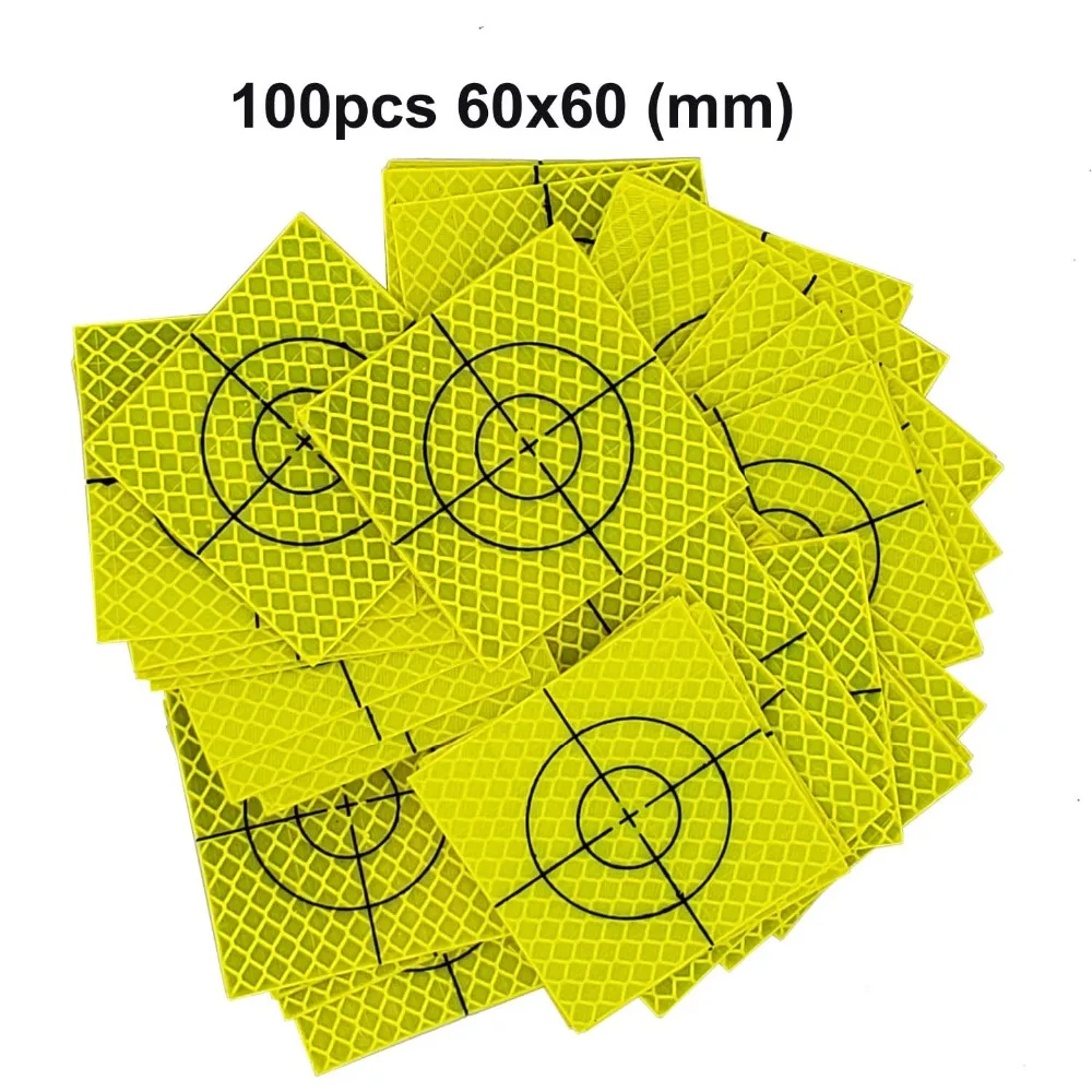 100pcs Fluorescent yellow-green Reflector Sheet 60 x 60 mm ( 60x60 ) Reflective tape target for total station
100pcs Fluorescent yellow-green Reflector Sheet 60 x 60 mm ( 60x60 ) Reflective tape target for total station