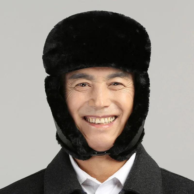 Cowhide Bomber Hat Winter Genuine Leather Cap Thickened Warm Scarf Middle-aged Elderly Men Outdooor Ear Protection Hats H7146
Cowhide Bomber Hat Winter Genuine Leather Cap Thickened Warm Scarf Middle-aged Elderly Men Outdooor Ear Protection Hats H7146