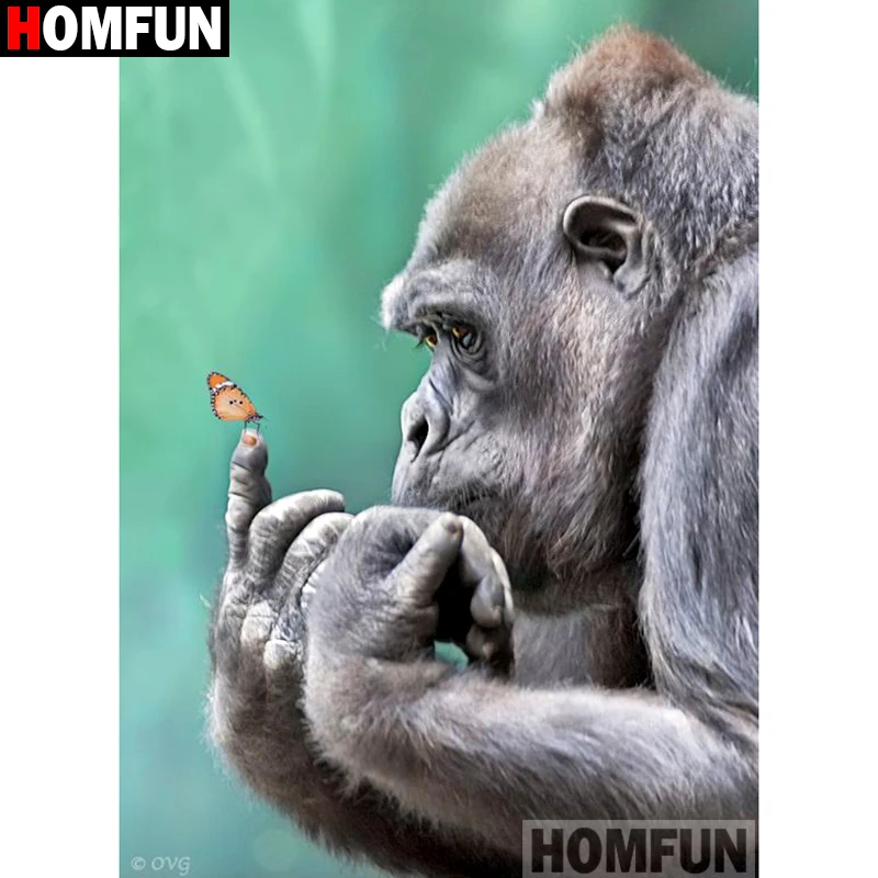 HOMFUN Full Square/Round Drill 5D DIY Diamond Painting "Animal monkey" Embroidery Cross Stitch 5D Home Decor A14230
HOMFUN Full Square/Round Drill 5D DIY Diamond Painting "Animal monkey" Embroidery Cross Stitch 5D Home Decor A14230