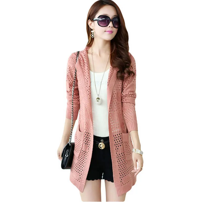 2019 Spring And Autumn New Women Thin Coat Women Hollow out Knitted Cardigan Sweater Women Long Hooded Large size Sweater QH0177
2019 Spring And Autumn New Women Thin Coat Women Hollow out Knitted Cardigan Sweater Women Long Hooded Large size Sweater QH0177