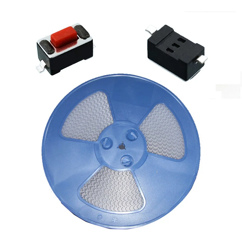 1500pcs/coil 3*6*4.3mm SMD Push Button Switch Car Remote Control Tact Switch 3x6 mm Feet Distance 8mm
1500pcs/coil 3*6*4.3mm SMD Push Button Switch Car Remote Control Tact Switch 3x6 mm Feet Distance 8mm