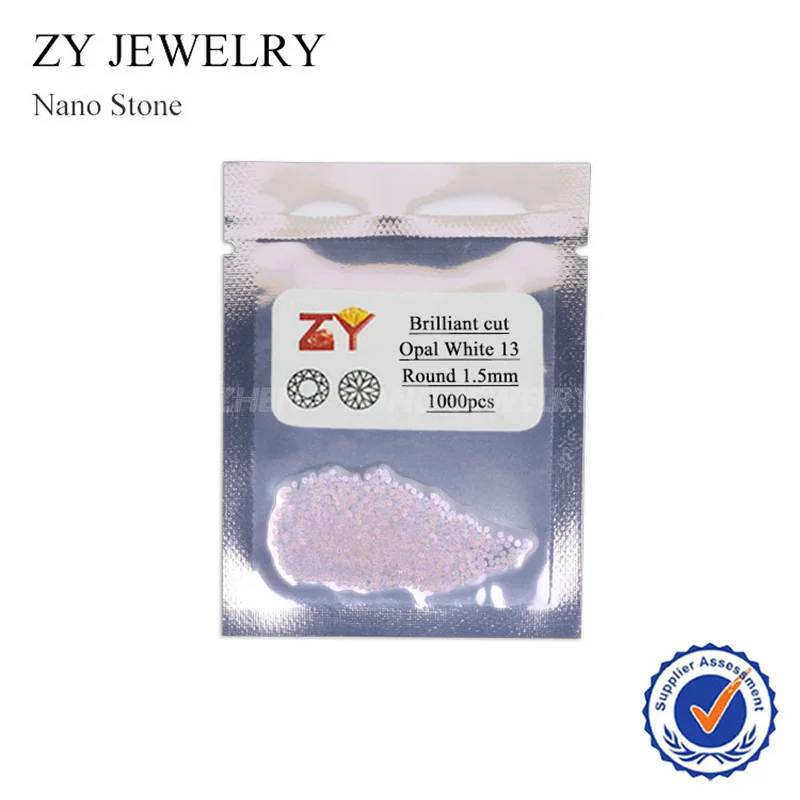 Beautiful 1.0mm~2.5mm Round Machine Cut Synthetic Nano Opal White Stone For Jewelry Making
Beautiful 1.0mm~2.5mm Round Machine Cut Synthetic Nano Opal White Stone For Jewelry Making